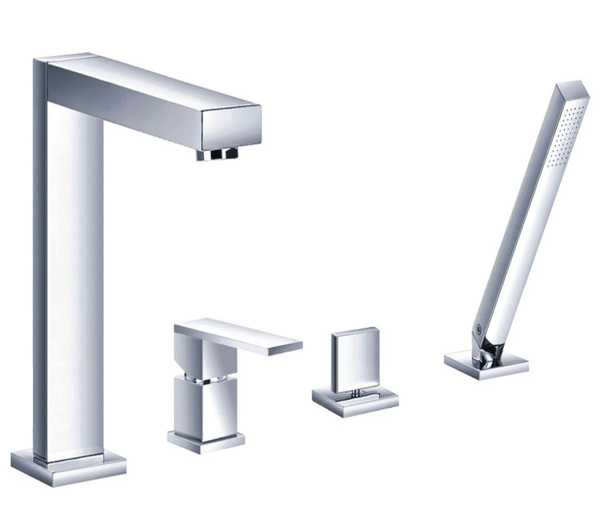 JTP Athena 4 Hole Bath Shower Mixer - Chrome - 862277 - TAP 'N' SHOWER