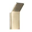 JTP Hix Single Robe Hook in brushed brass with sleek, durable design for bathroom robes and towels.