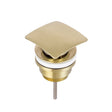 JTP HIX Universal Slotted and Unslotted Basin waste - Brushed Brass - 33709SUNBBR