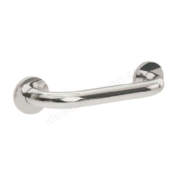 Bathex Knowle Stainless Steel Grab Rail 300mm - Mirror Polish - 18000MP - TAP 'N' SHOWER
