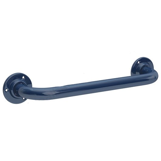 Bathex Professional Mild Steel Grab Rail 300mm - Blue - 21801C - TAP 'N' SHOWER