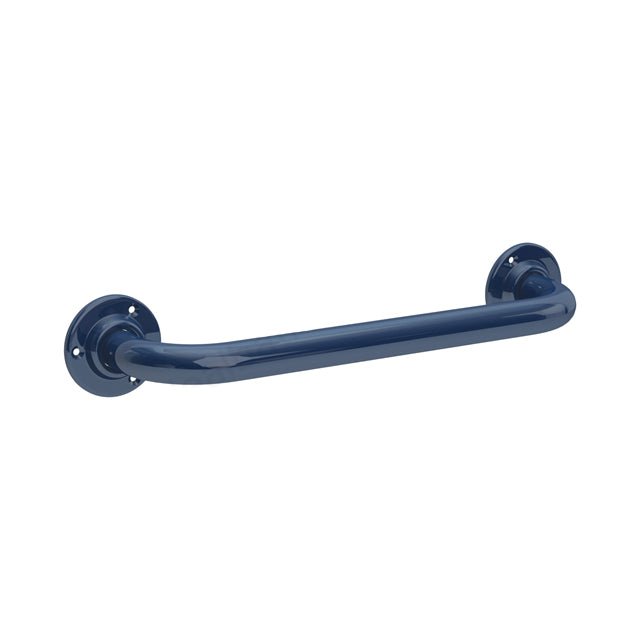 Bathex Professional Mild Steel Grab Rail 450mm - Blue - 21901C - TAP 'N' SHOWER