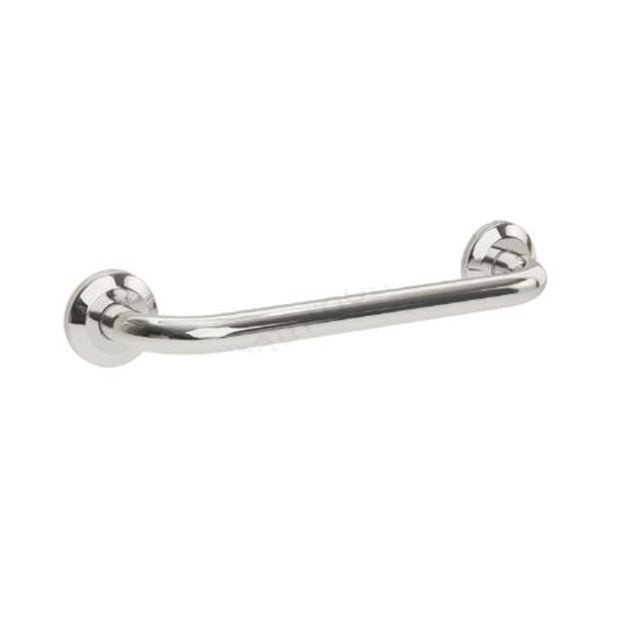 Bathex Professional Stainless Steel Grab Rail 600mm - Mirror Polish - 29800C - TAP 'N' SHOWER