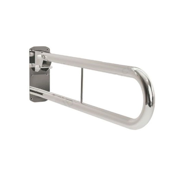 Bathex Professional Double Arm Hinged Support Rail 760mm - Sateen Polish - 34910 - TAP 'N' SHOWER