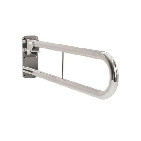 Bathex Professional Double Arm Hinged Support Rail 760mm - Sateen Polish - 34910 - TAP 'N' SHOWER