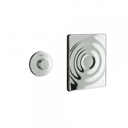 Grohe Air Button & Surf Wall Plate - Chrome - 37059