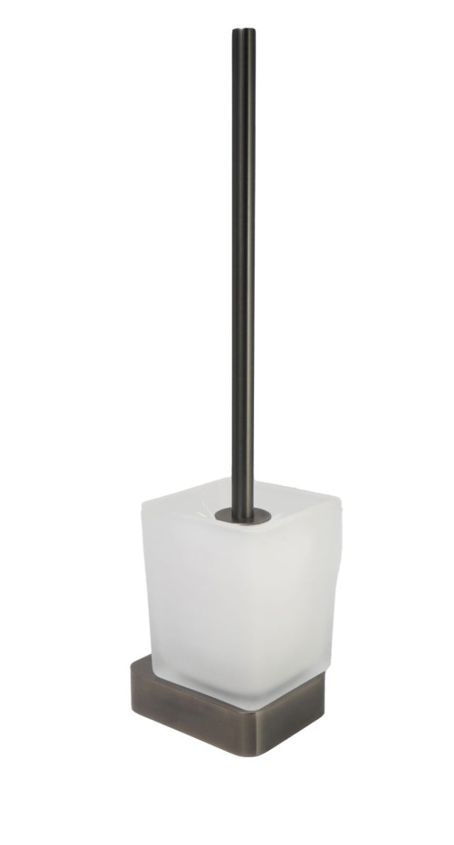 JTP HIX Toilet Brush Holder - Brushed Black - 37165BBL