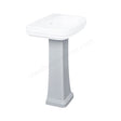 Oakham IRIS Full Pedestal Only - White - TAP 'N' SHOWER