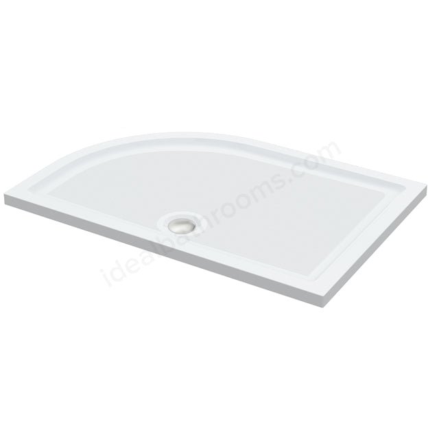 Oakham Spring Left Hand Qaudrant Anti - Slip Shower Tray 1200mm x 900mm - TAP 'N' SHOWER
