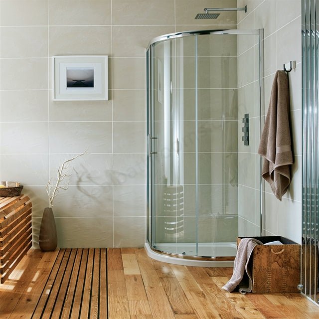Oakham Spring Quadrant Shower Enclosure 1000 x 800 - Single Door - TAP 'N' SHOWER