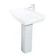 Oakham Jasmine Semi Pedestal Only - White - TAP 'N' SHOWER