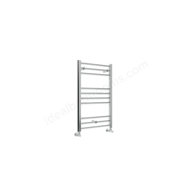 Oakham Silea Straight Towel Rail 800mm x 500mm Chrome - TAP 'N' SHOWER