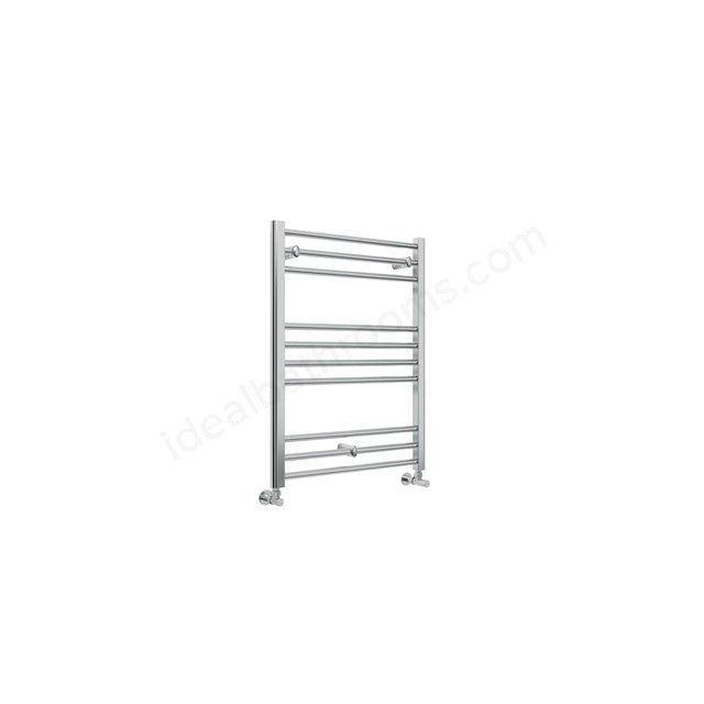 Oakham Silea Straight Towel Rail 800mm x 600mm Chrome - TAP 'N' SHOWER