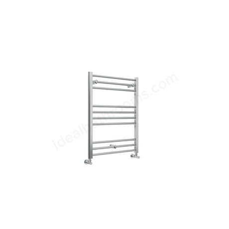 Oakham Silea Straight Towel Rail 800mm x 600mm Chrome - TAP 'N' SHOWER