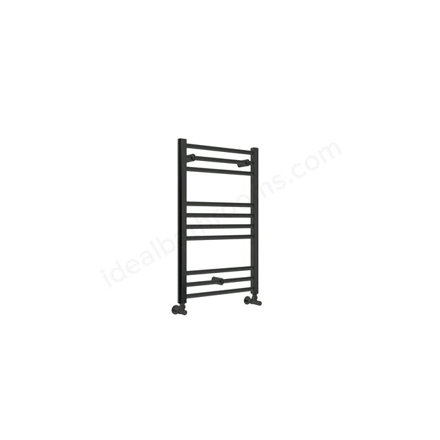 Oakham Silea Straight Towel Rail 800mm x 500mm Anthracite - TAP 'N' SHOWER