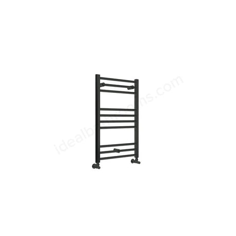 Oakham Silea Straight Towel Rail 800mm x 500mm Anthracite - TAP 'N' SHOWER