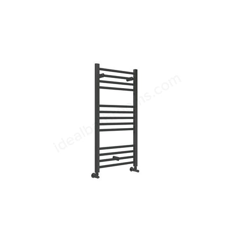 Oakham Silea Straight Towel Rail 1200mm x 500mm Anthracite - TAP 'N' SHOWER