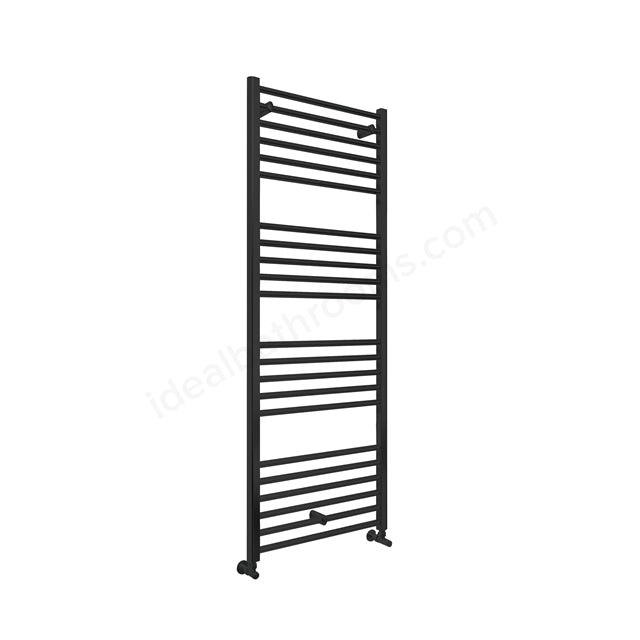 Oakham Silea Straight Towel Rail 1600mm x 500mm Matt Black - TAP 'N' SHOWER