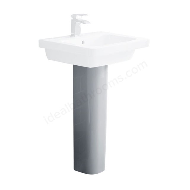 Oakham Ivy Full Pedestal Only - White - TAP 'N' SHOWER