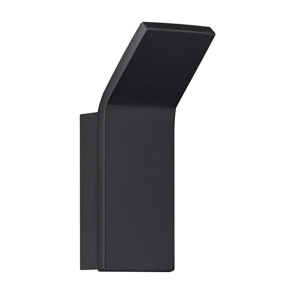 JTP Hix Single Robe Hook in matt black with sleek, compact design and rust-resistant finish for bathroom use