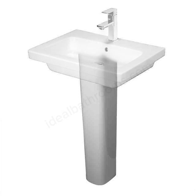 Oakham Ivy Extended Full Pedestal Only - White - TAP 'N' SHOWER