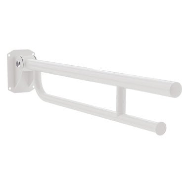Bathex Friction 800mm Single Arm Concealed Stainless Steel Support Rail - Sateen Polish - 38340SP - TAP 'N' SHOWER