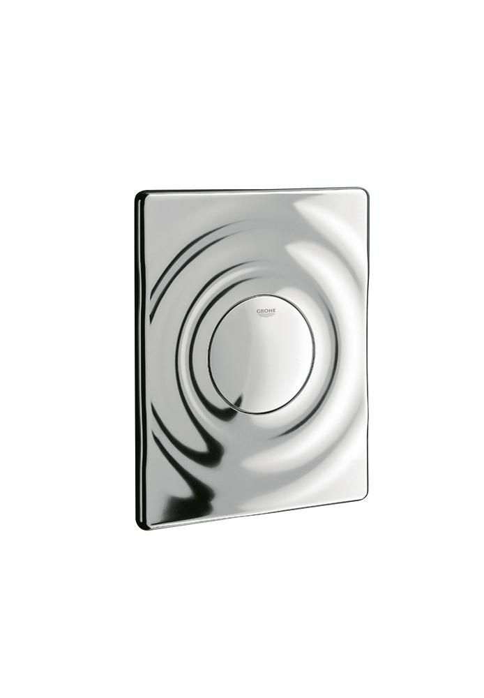 Grohe Surf Single Flush Plate - Chrome - 38574000