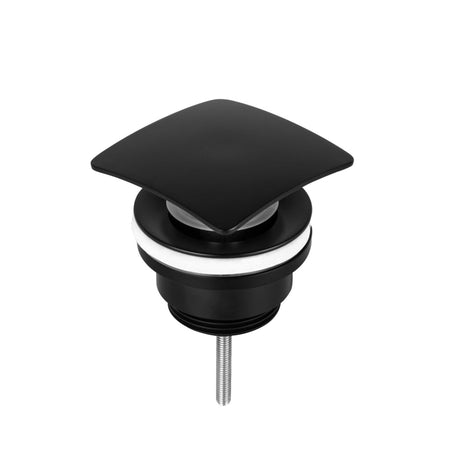 JTP HIX Universal Slotted and Unslotted Basin waste - Matt Black - 38709SUNMB