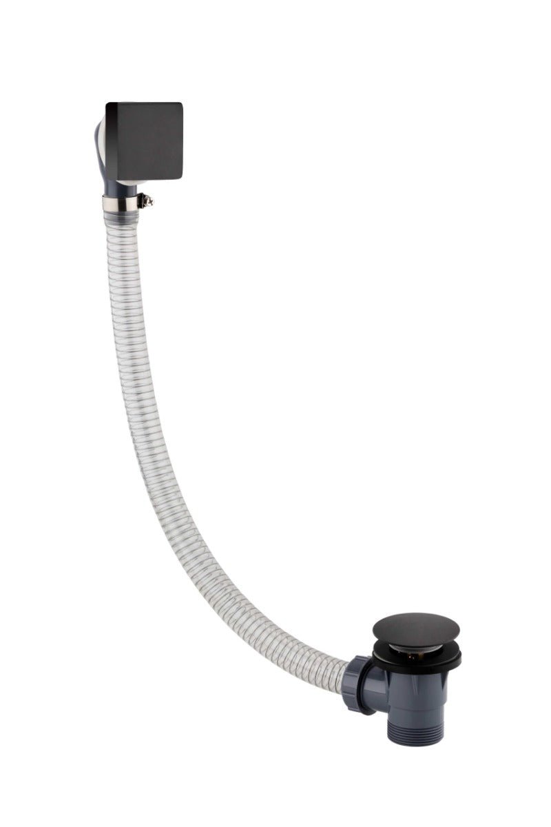 JTP HIX Click Clack Bath Waste - Matt Black - 38809CCMB - TAP 'N' SHOWER