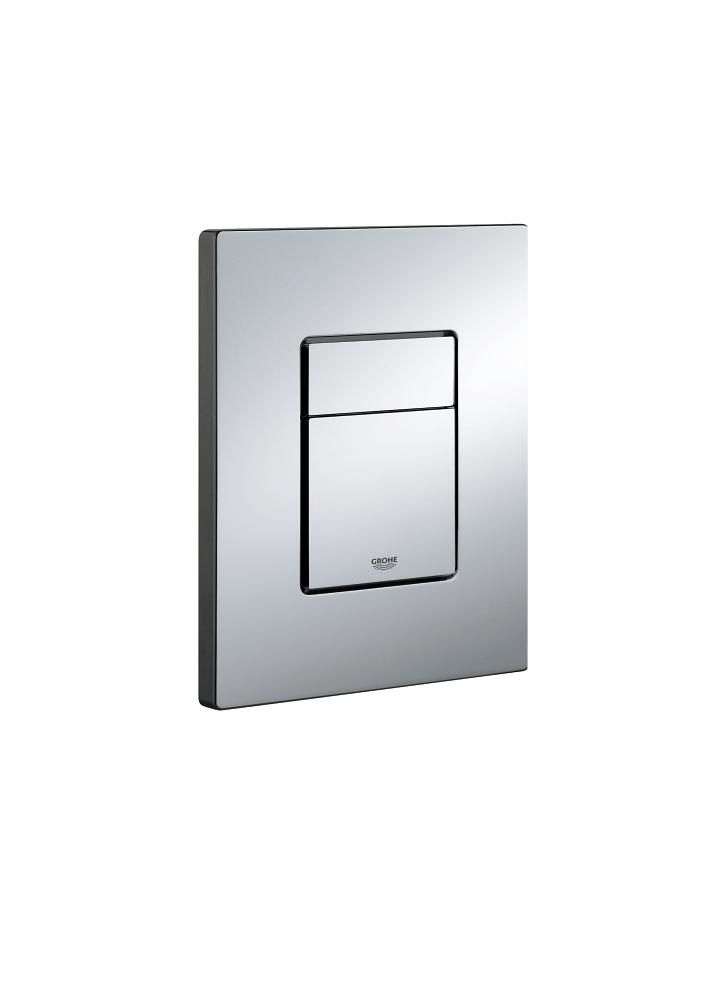 Grohe Skate Cosmopolitan Dual Flush Plate Vertical - Chrome/Metal - 38821000