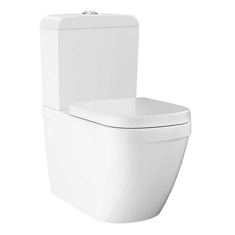 Grohe Euro Rimless Close Coupled Toilet with Soft Close Seat (Bottom Inlet) - 39462000