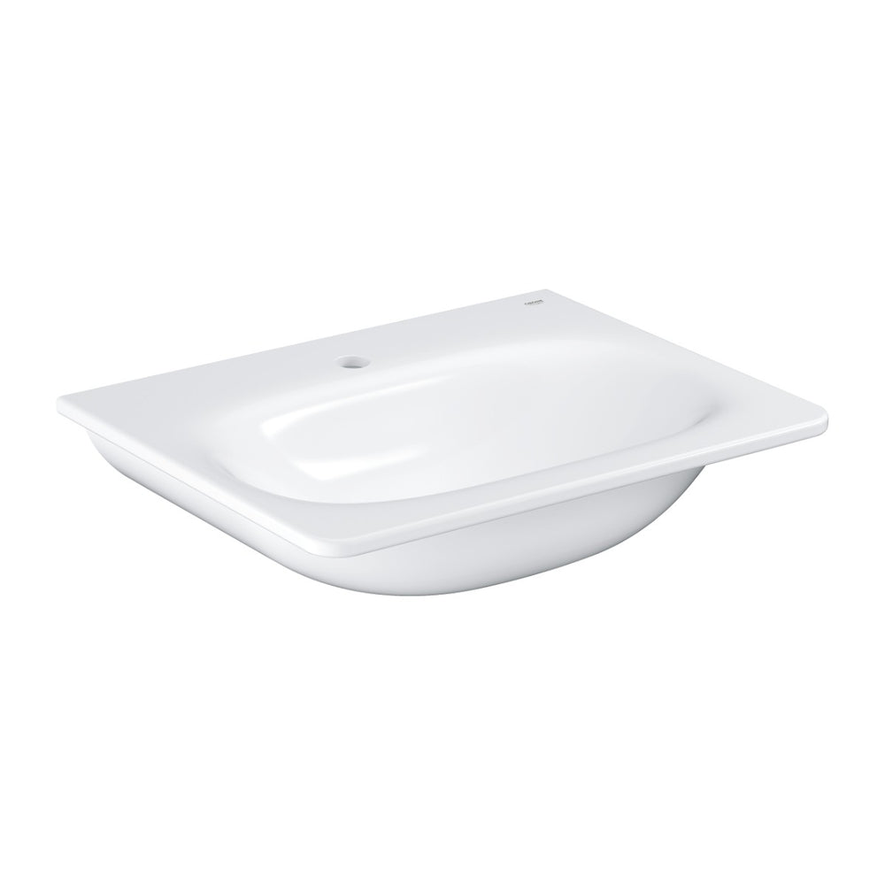 Grohe Essence Wash Basin 60 Wall Fixings Not Included - Alpine White - 3956500H - TAP 'N' SHOWER