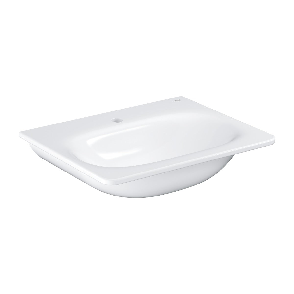 Grohe Essence Wash Basin 60 Wall Fixings Not Included - Alpine White - 3956500H - TAP 'N' SHOWER
