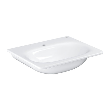 Grohe Essence Wash Basin 60 Wall Fixings Not Included - Alpine White - 3956500H - TAP 'N' SHOWER