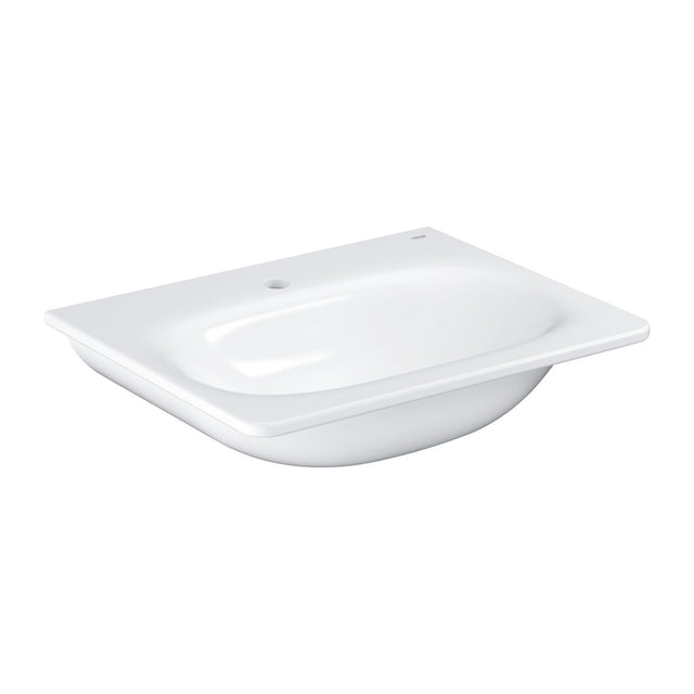 Grohe Essence Wash Basin 60 Wall Fixings Not Included - Alpine White - 3956500H - TAP 'N' SHOWER