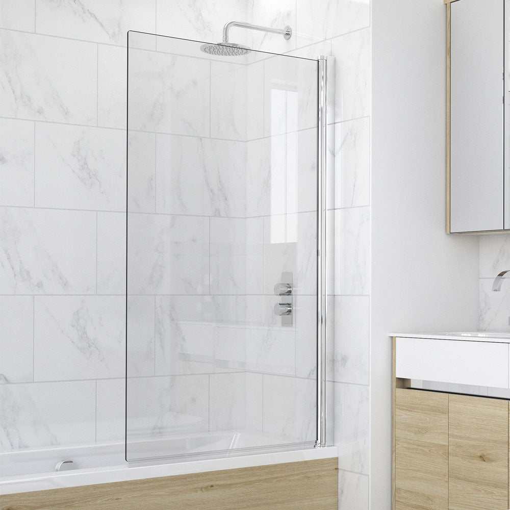 KUDOS Inspire 8mm Single Panel Bath Screen - TAP 'N' SHOWER