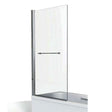 KUDOS Inspire 8mm Single Panel Bath Screen with Towel Rail