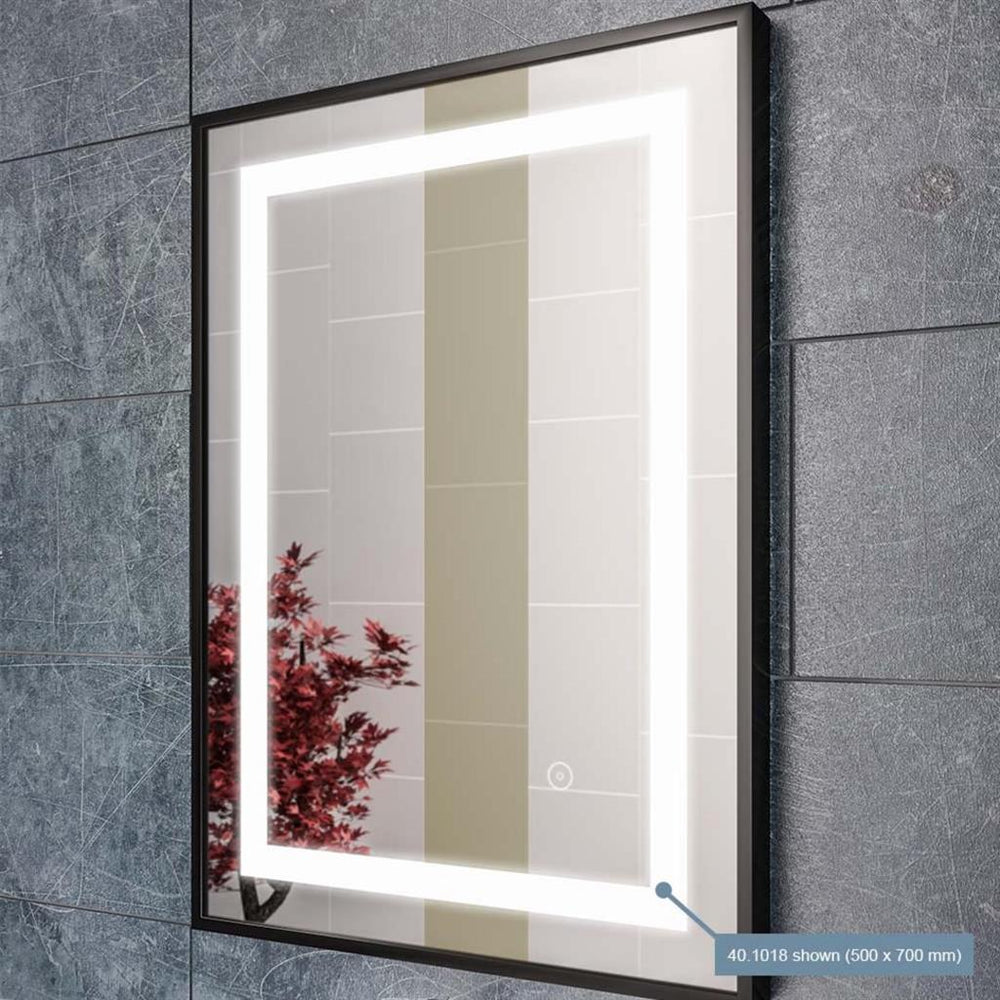 Eastbrook Varano Mirror with LED Lights & Touch Sensor 500mm x 800mm - 40.1019 - TAP 'N' SHOWER
