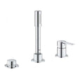 Grohe Lineare 3-hole single-lever bath combination - Chrome - 19965001