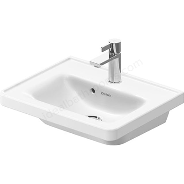 Duravit D - Neo 500mm 1TH Handrinse Basin - White - 0742501300 - TAP 'N' SHOWER