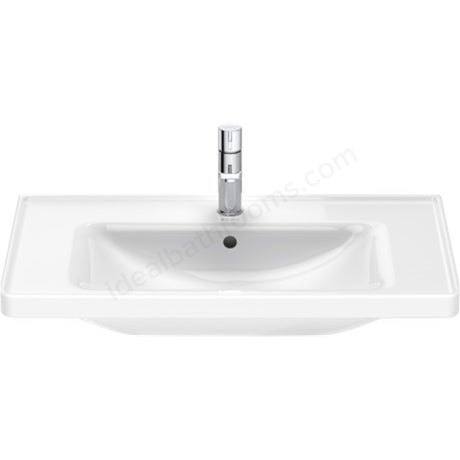 Duravit D - Neo 1 Tap Hole Vanity Basin - 800mm x 480mm x 165mm - White - 2367801300 - TAP 'N' SHOWER