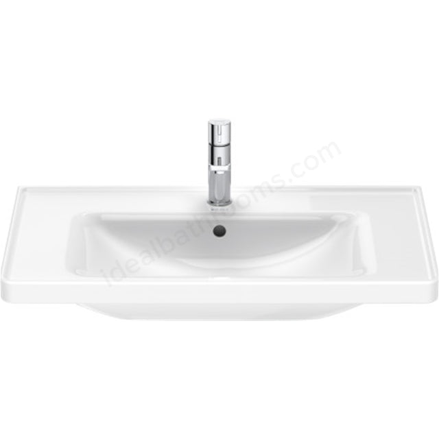 Duravit D - Neo 1 Tap Hole Vanity Basin - 800mm x 480mm x 165mm - White - 2367801300 - TAP 'N' SHOWER
