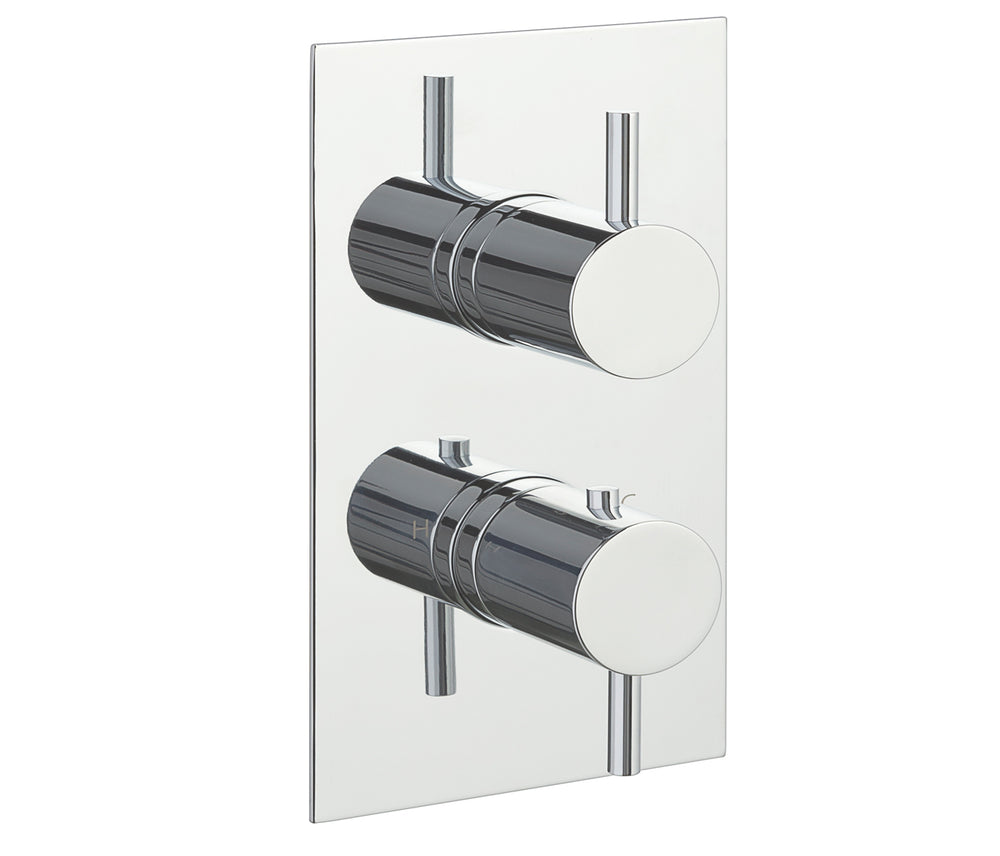 JTP Fonti Thermostatic Concealed 1 Outlet Shower Valve - Chrome - DH15651A