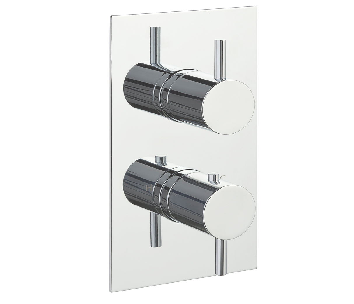 JTP Fonti Thermostatic 2 Outlet Shower Valve - Chrome - DH15671A