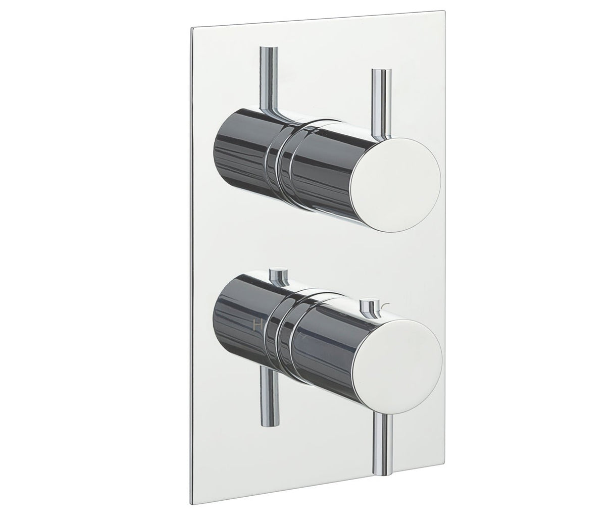 JTP Fonti Thermostatic 2 Outlet Shower Valve - Chrome - DH15671A - TAP 'N' SHOWER