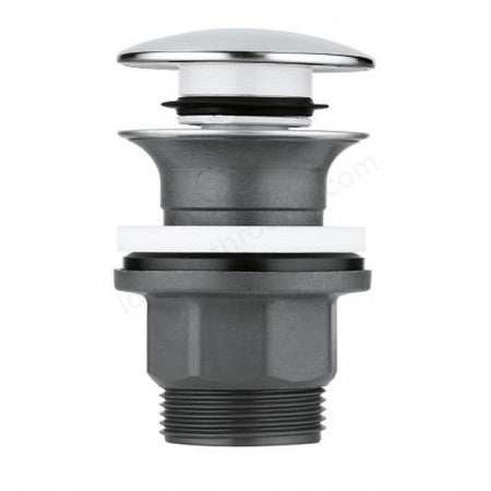 Grohe Waste Set with Push - Open Plug - Chrome - 40824000 - TAP 'N' SHOWER