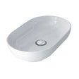 Oakham Lavender Vessel Basin 550mm - 0 Tap Holes - White - TAP 'N' SHOWER