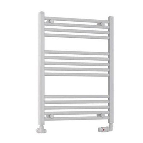 Eastbrook Wendover 800mm x 600mm Straight Ladder Towel Radiator - White - 41.0006 - TAP 'N' SHOWER