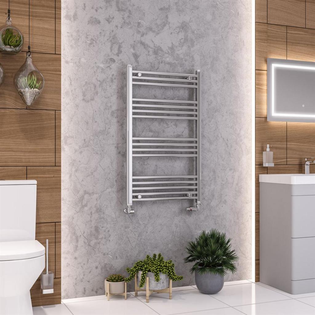 Eastbrook Wendover Straight Ladder Towel Radiator 1000mm x 600mm - Chrome - 41.0011 - TAP 'N' SHOWER
