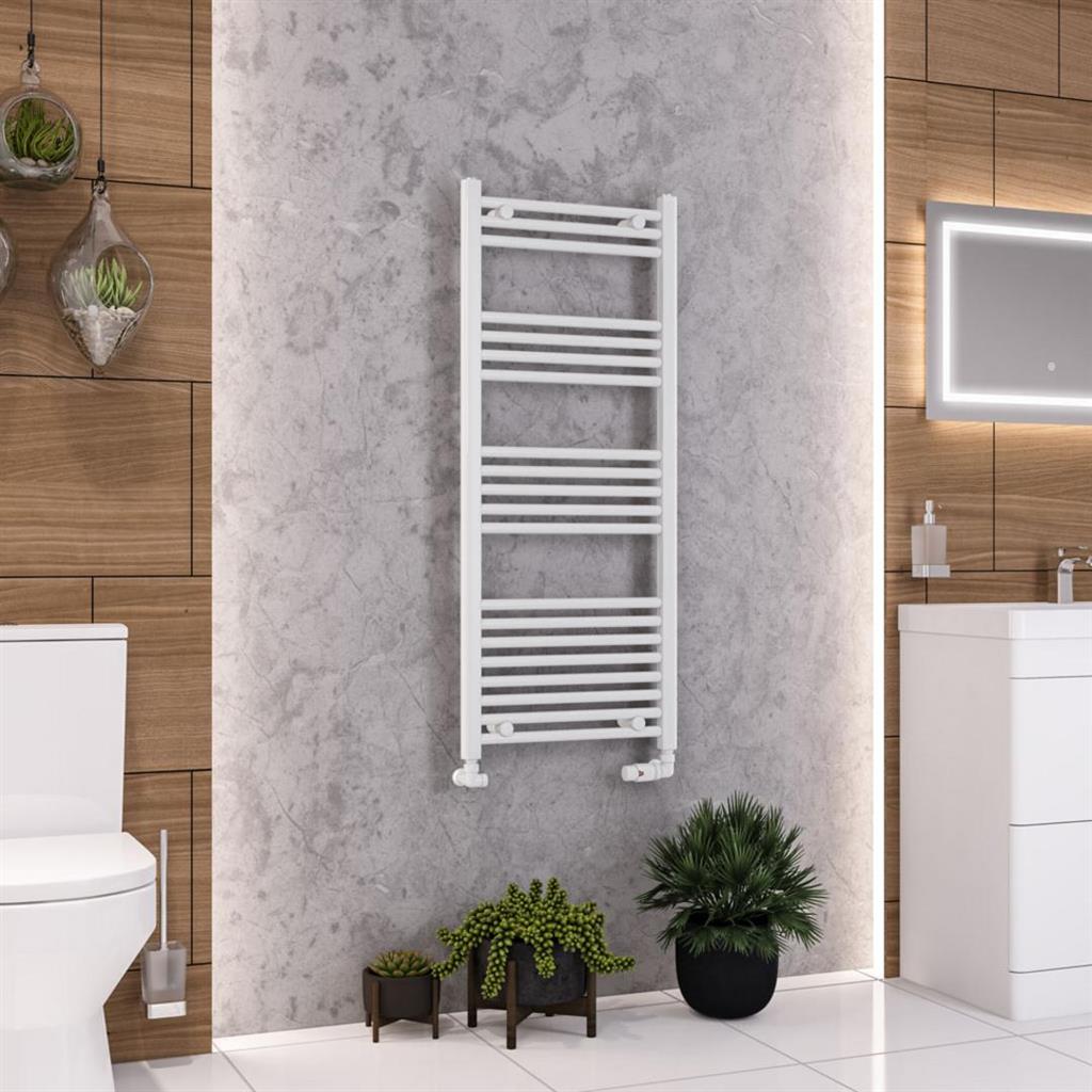 Eastbrook Wendover Straight Ladder Towel Radiator 1200mm x 600mm - Chrome - 41.0017 - TAP 'N' SHOWER